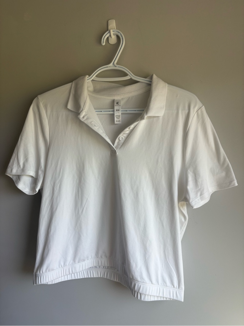 Kyodan White Short-Sleeve Polo
